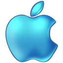 Apple Blue Icon 128x128 png